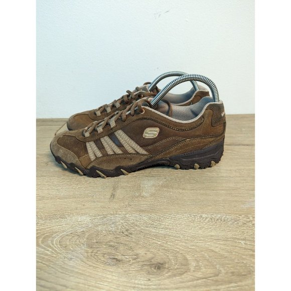 Skechers Womens Compulsions Blender 46884 Brown Casual Shoes Sneakers Size 10 - Picture 3 of 9